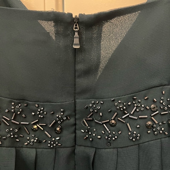 Stunning Ted Baker dark teal Embellished Midi Dress - Picture 6 of 12